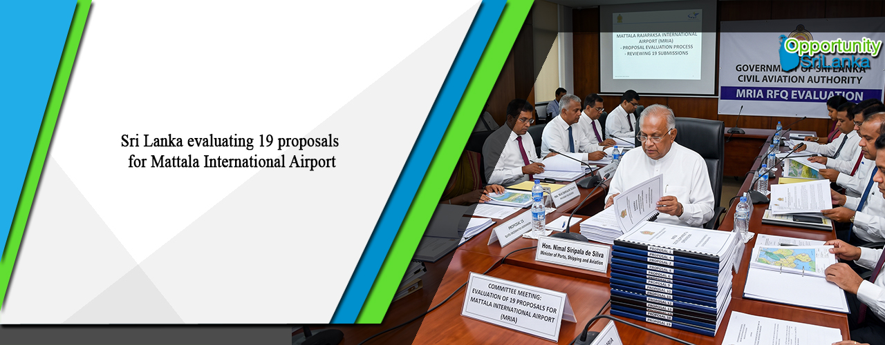 Sri Lanka evaluating 19 proposals for Mattala International Airport