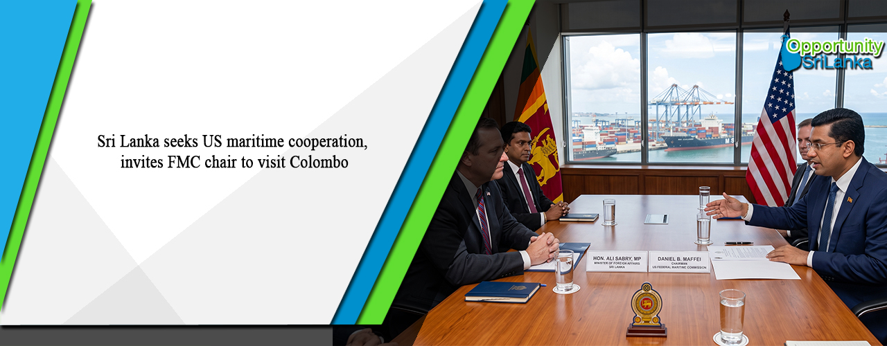 Sri Lanka seeks US maritime cooperation, invites FMC chair to visit Colombo