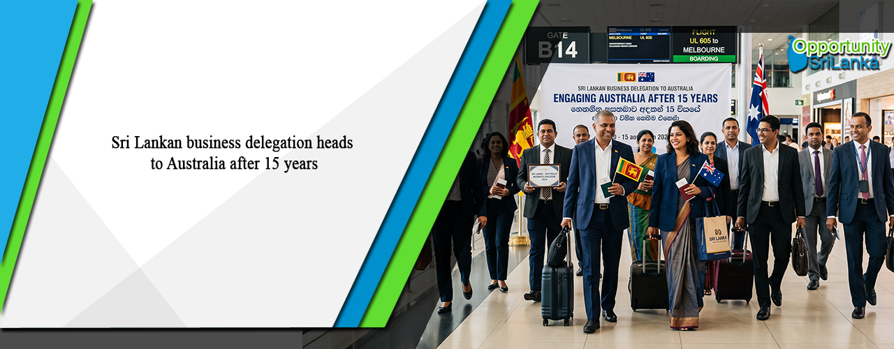 Sri Lankan business delegation heads to Australia after 15 years