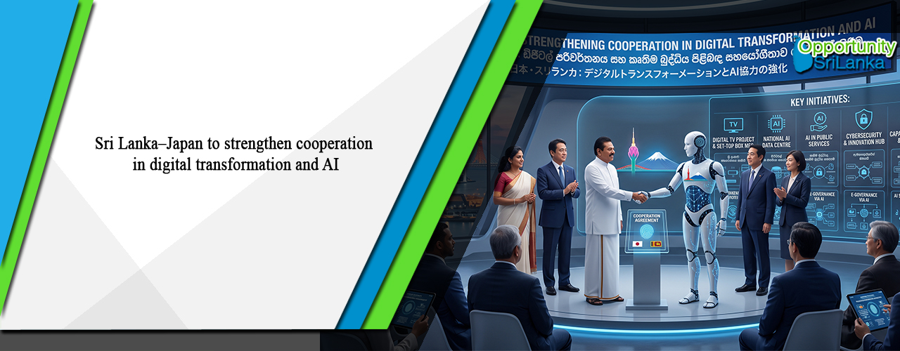 Sri Lanka–Japan to strengthen cooperation in digital transformation and AI