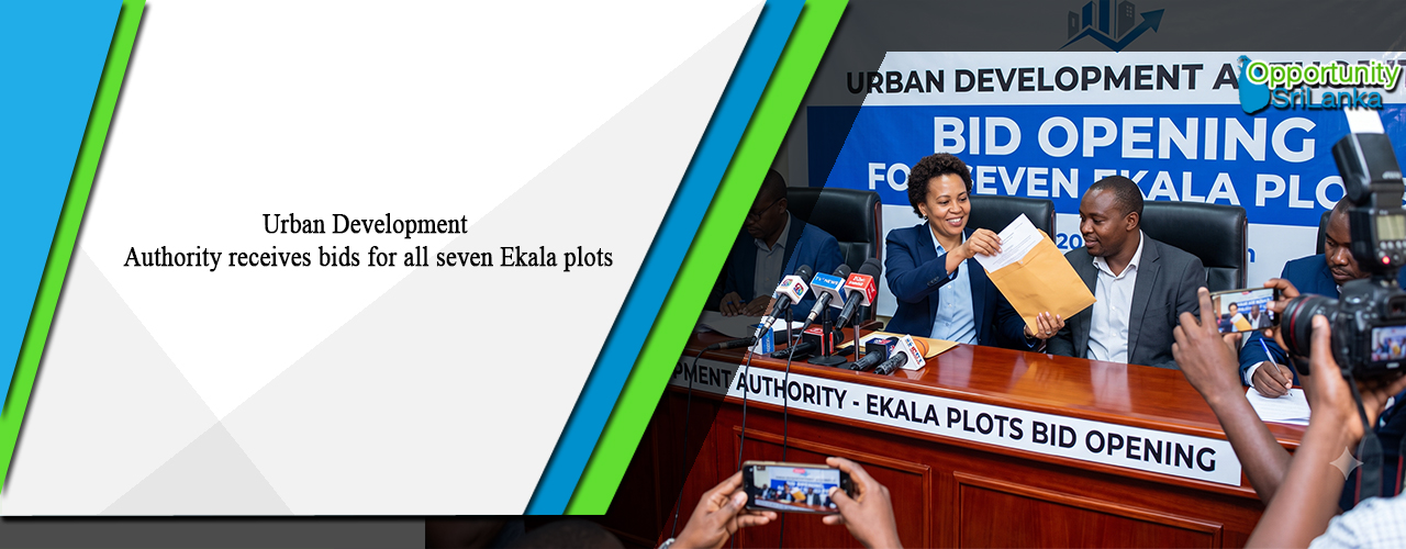 Urban Development Authority receives bids for all seven Ekala plots