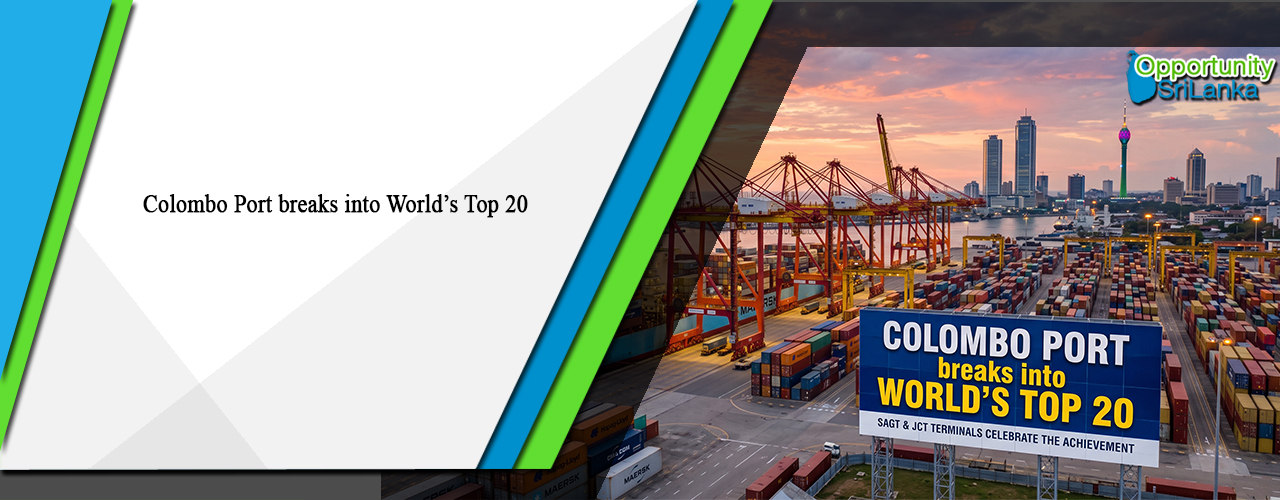 Colombo Port breaks into World’s Top 20