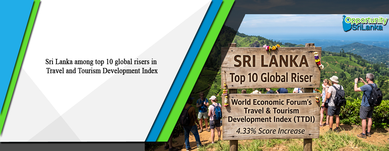 Sri Lanka among top 10 global risers in Travel and Tourism Development Index