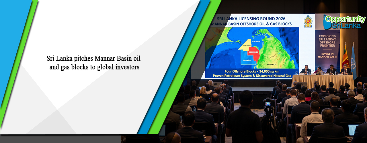 Sri Lanka pitches Mannar Basin oil and gas blocks to global investors