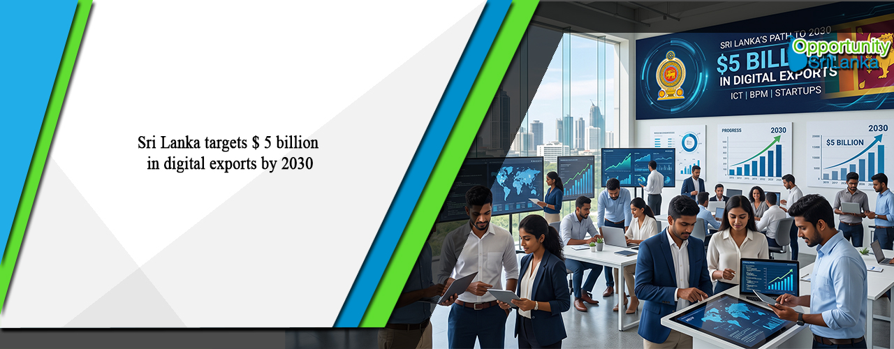 Sri Lanka targets $ 5 billion in digital exports by 2030