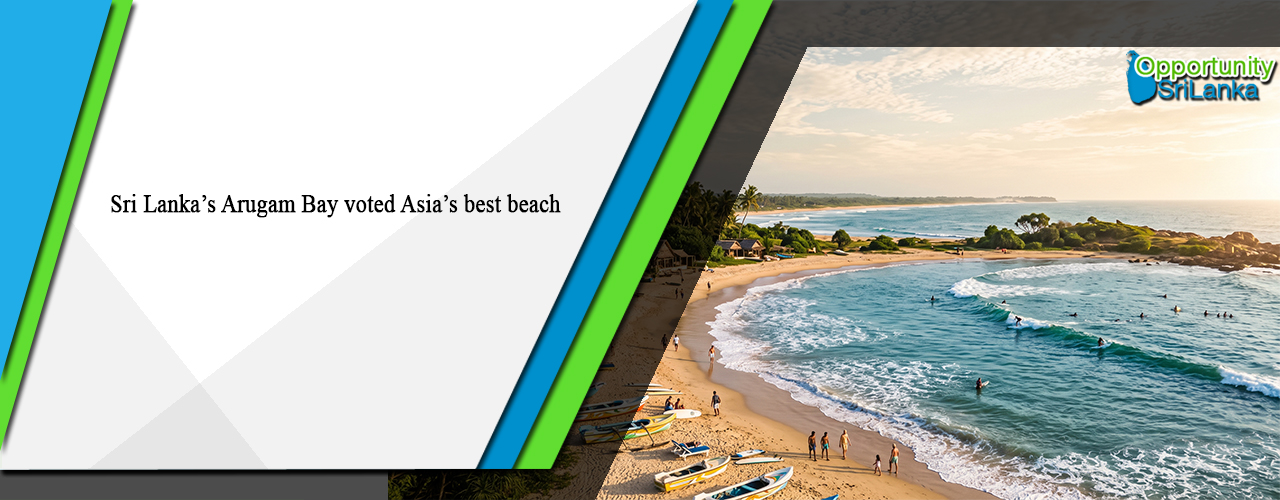 Sri Lanka’s Arugam Bay voted Asia’s best beach