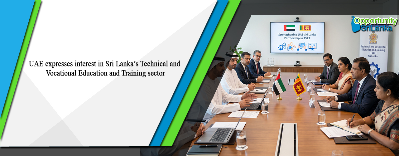 UAE expresses interest in Sri Lanka’s Technical and Vocational Education and Training sector
